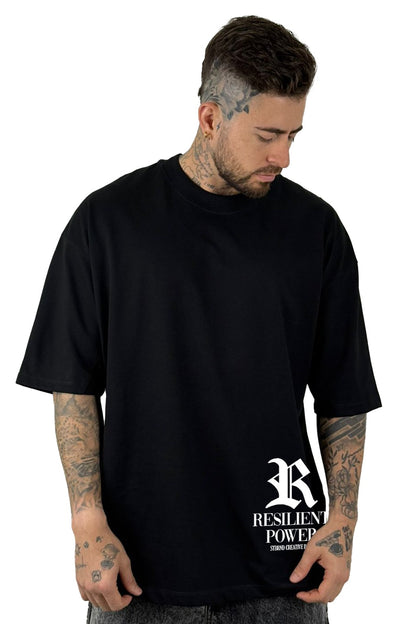 Oversize Negra Resilent Power Alto Gramaje