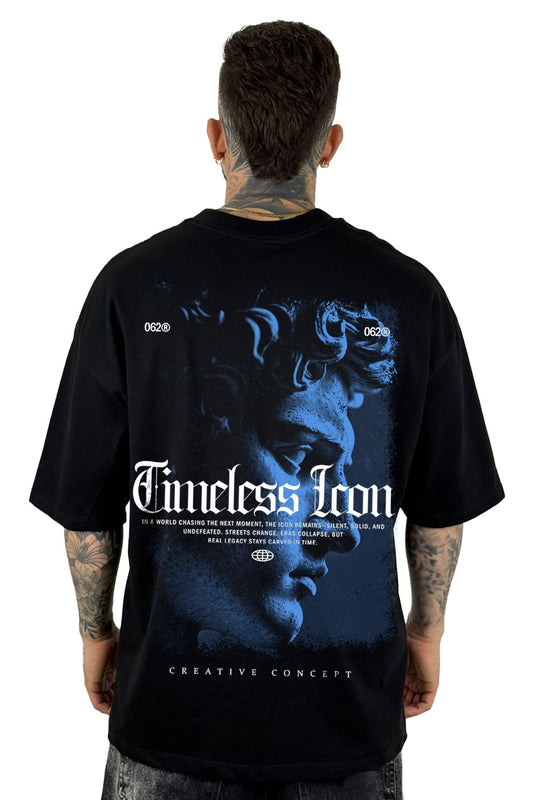Oversize Negra Timeless Icon Alto Gramaje