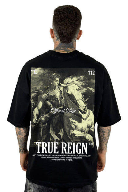 Oversize Negra True Reign Alto Gramaje