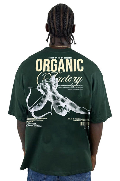 Oversize Verde botella ORGANIC alto gramaje