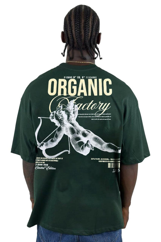 Oversize Verde botella ORGANIC alto gramaje