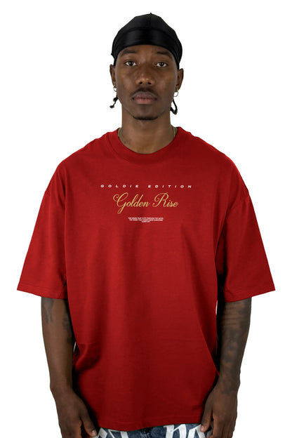 Oversize Roja Golden Rise Alto Gramaje