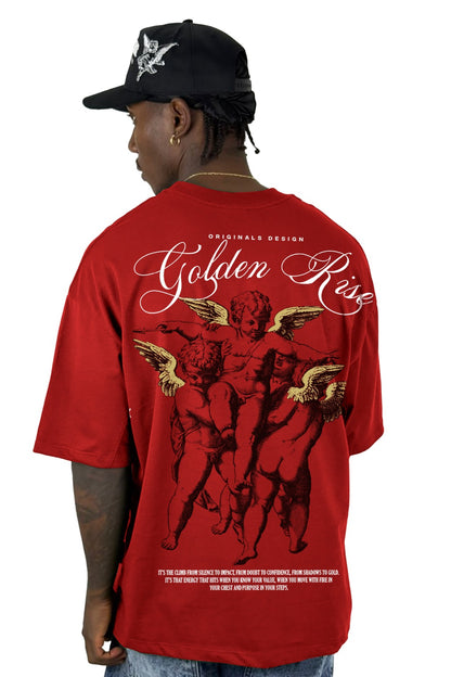 Oversize Roja Golden Rise Alto Gramaje
