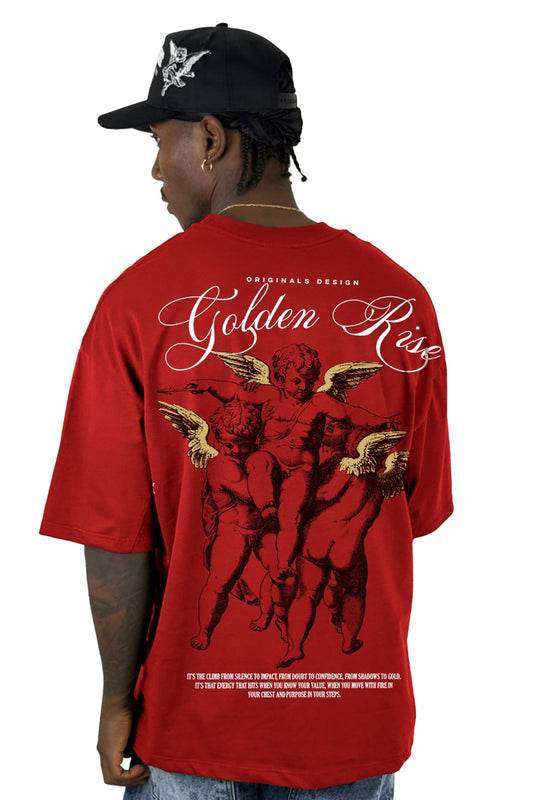 Oversize Roja Golden Rise Alto Gramaje