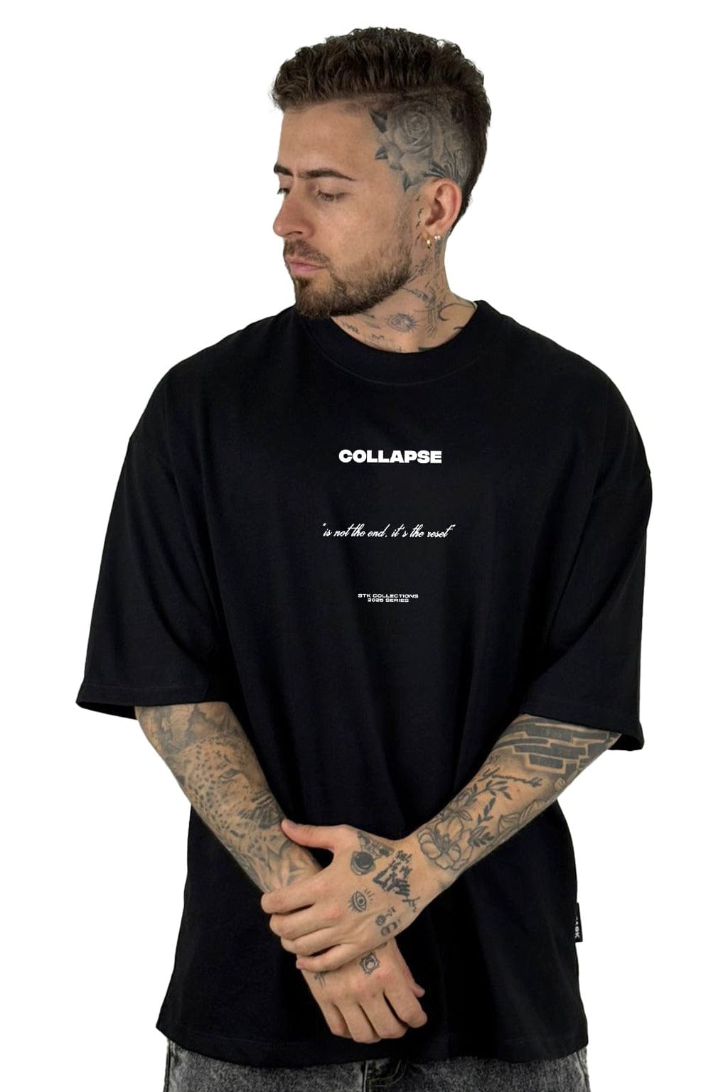 Oversize negra collapse 444 Alto Gramaje