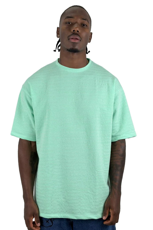 Oversize texturizada verde longoria