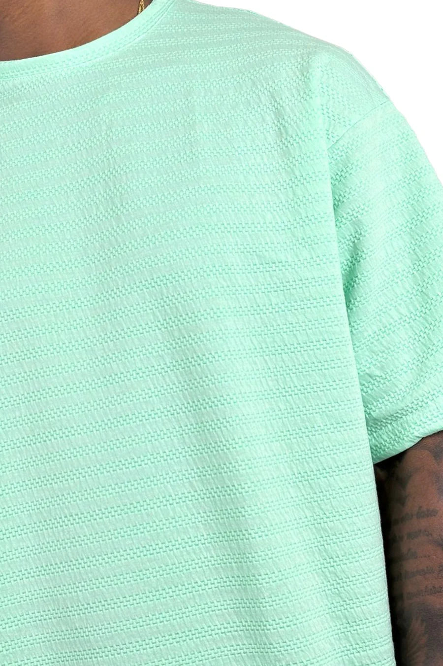 Oversize texturizada verde longoria