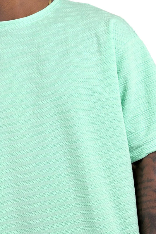 Oversize texturizada verde longoria