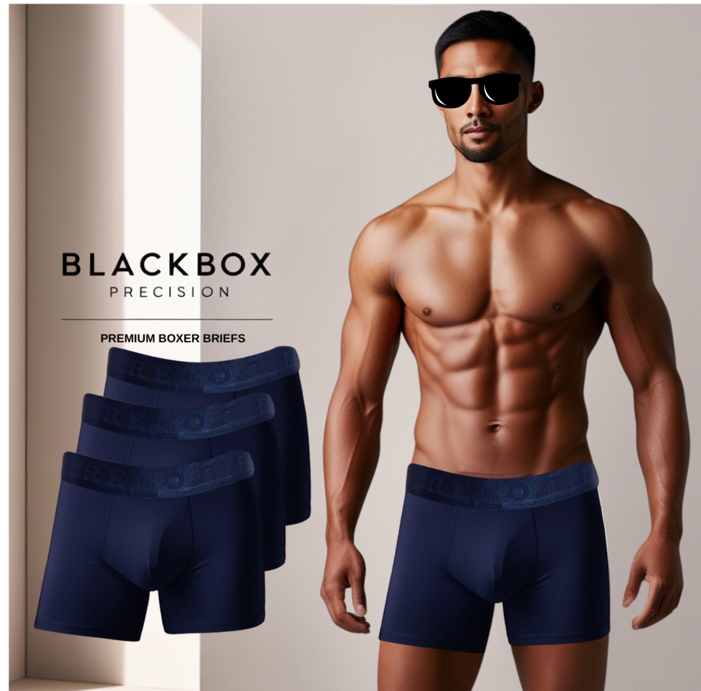 Pack 3 Bóxer BlackBox Precision Microfibra