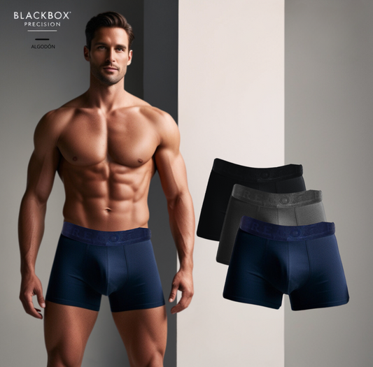 Pack 3 Bóxer BlackBox Precision Algodón