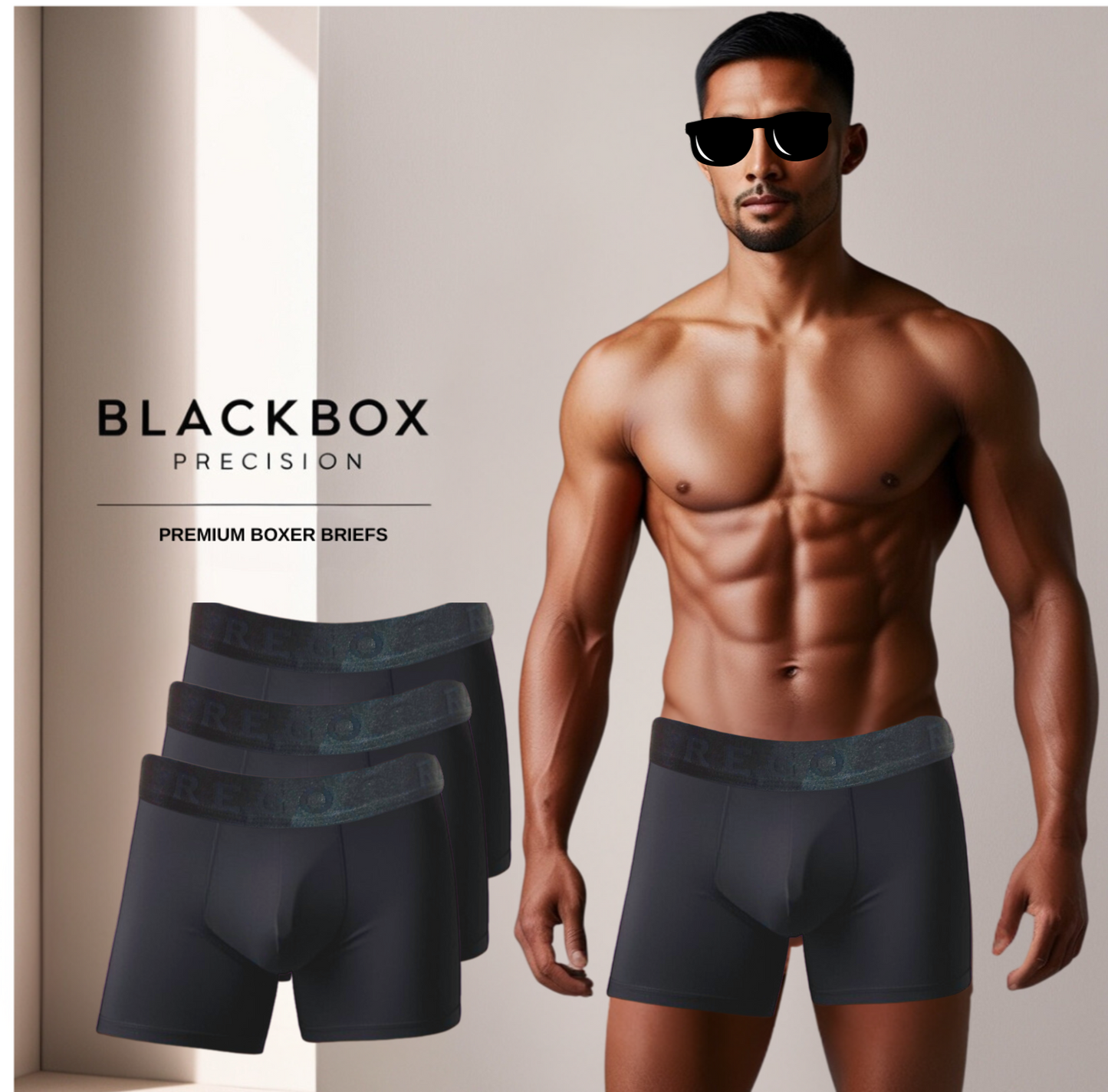 Pack 3 Bóxer BlackBox Precision Microfibra