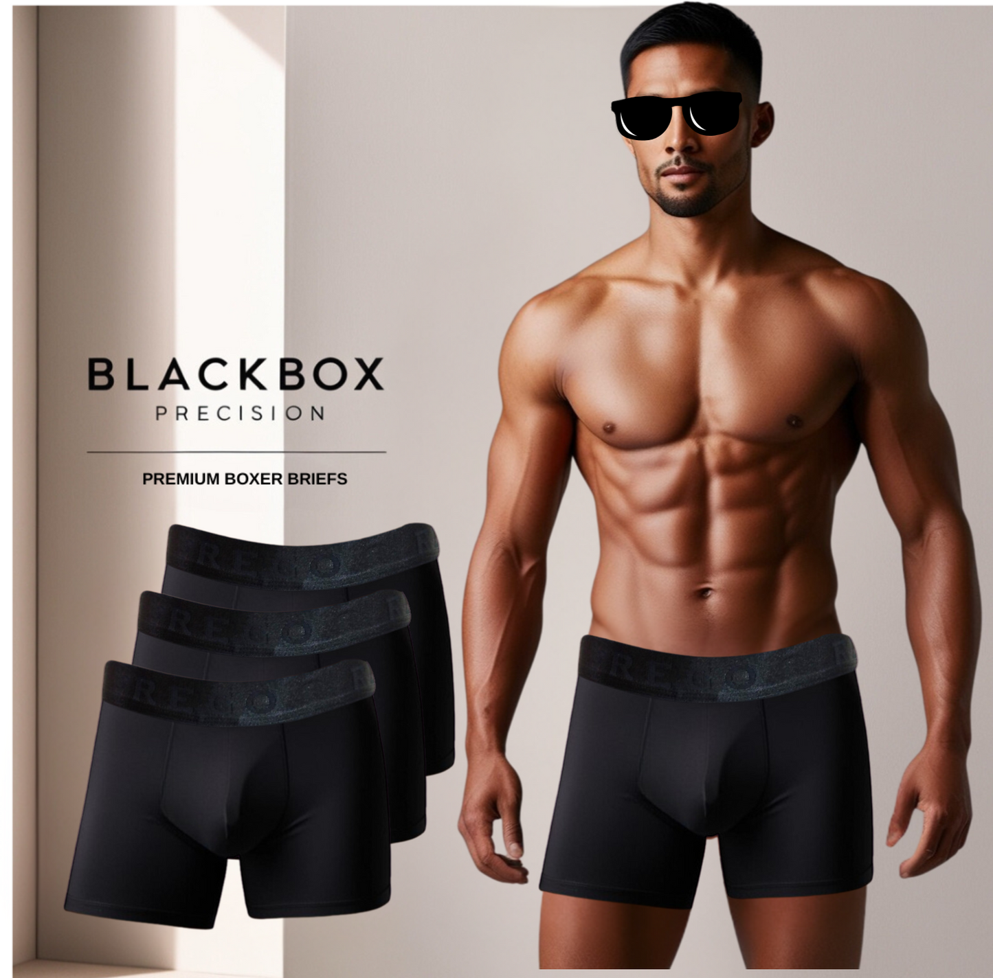 Pack 3 Bóxer BlackBox Precision Microfibra