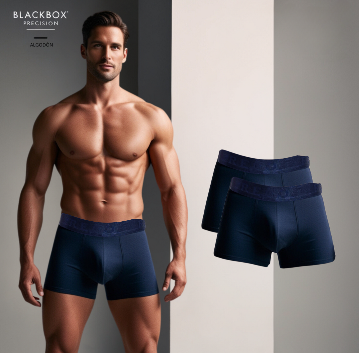 Pack 2 Bóxer BlackBox Precision Algodón
