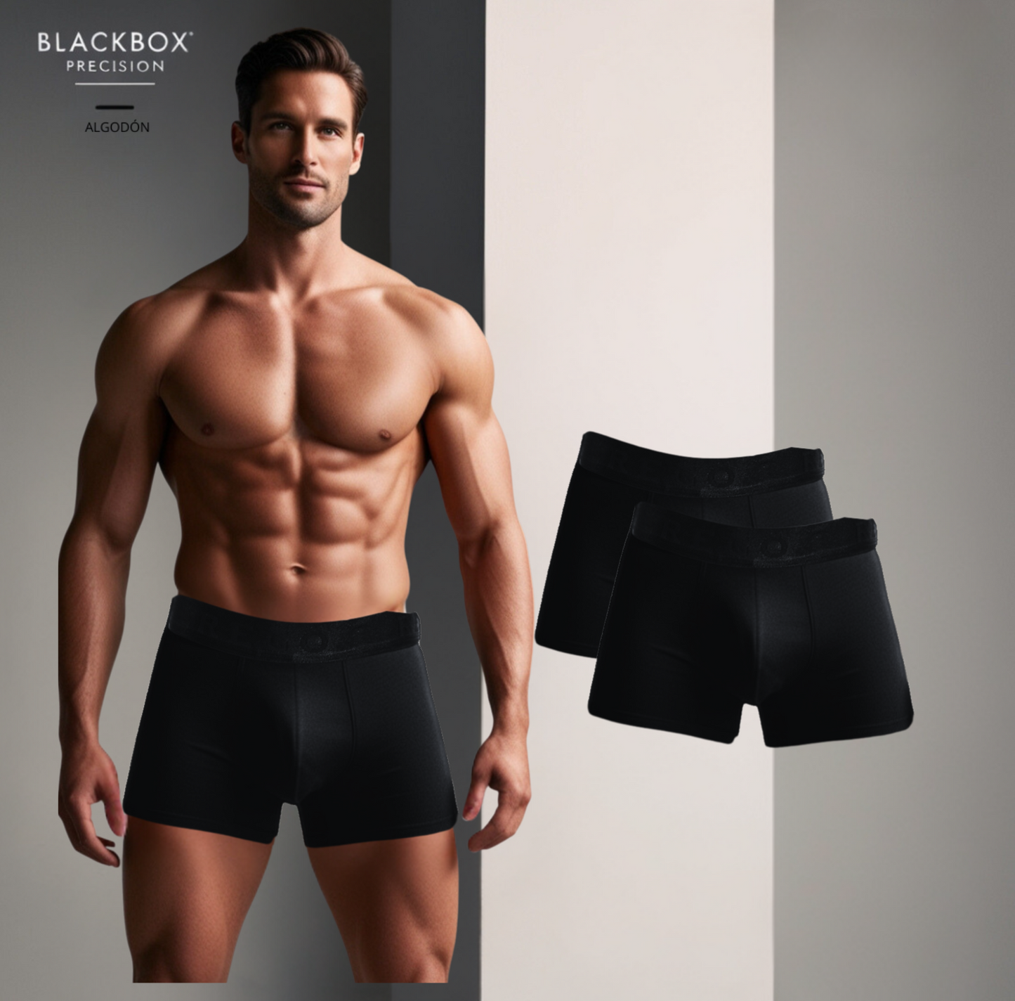 Pack 2 Bóxer BlackBox Precision Algodón