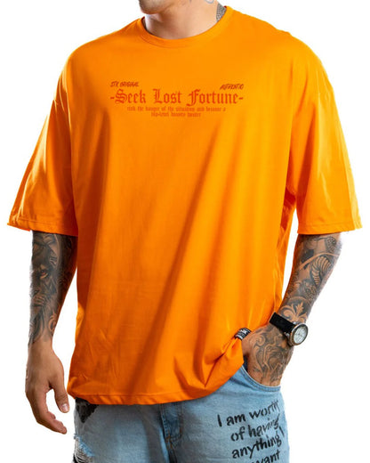 Oversize Seek Lost Fortune Naranja