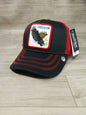 Gorra 1.1 Goorin Freedom Negra/Roja (Malla)