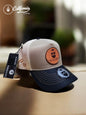 Gorra  1.1 California Beige/ Visera Azul Logo Cafe