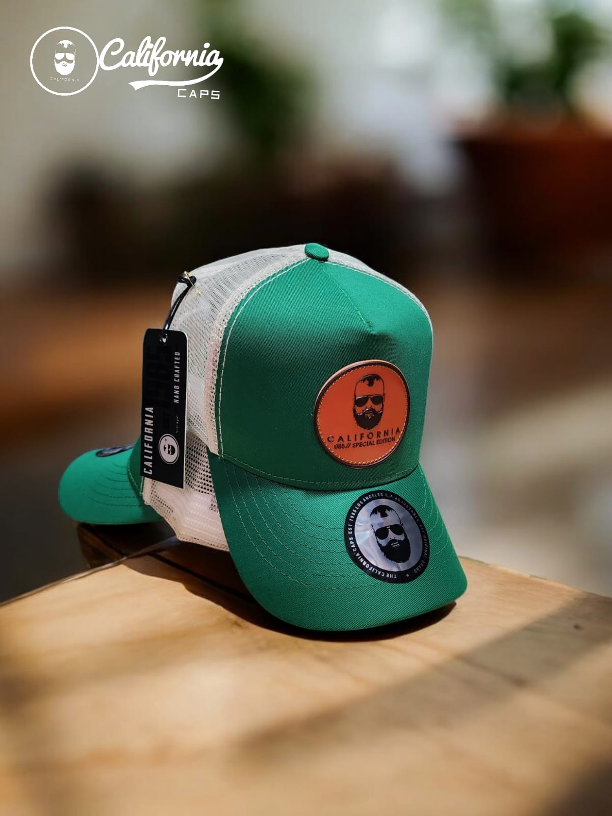 Gorra  1.1 California Malla/Verde