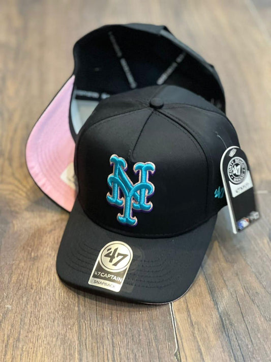 Gorra 1.1 New York Negra/ Jade