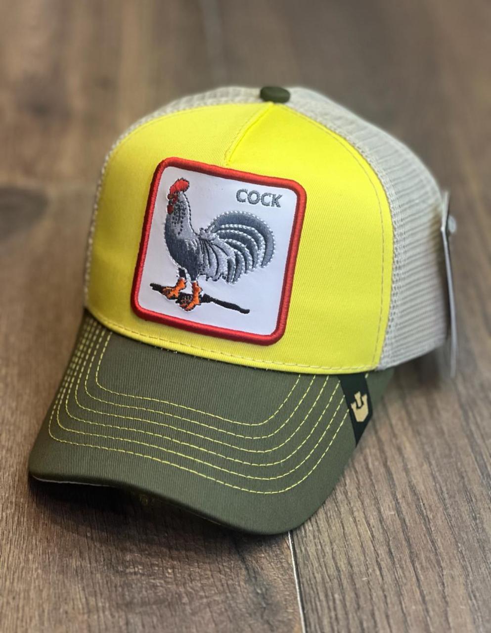Gorra 1.1 Goorin Cock Amarilla/ Malla