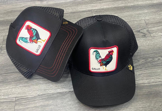 Gorra 1.1 Goorin Gallo Negro /Malla