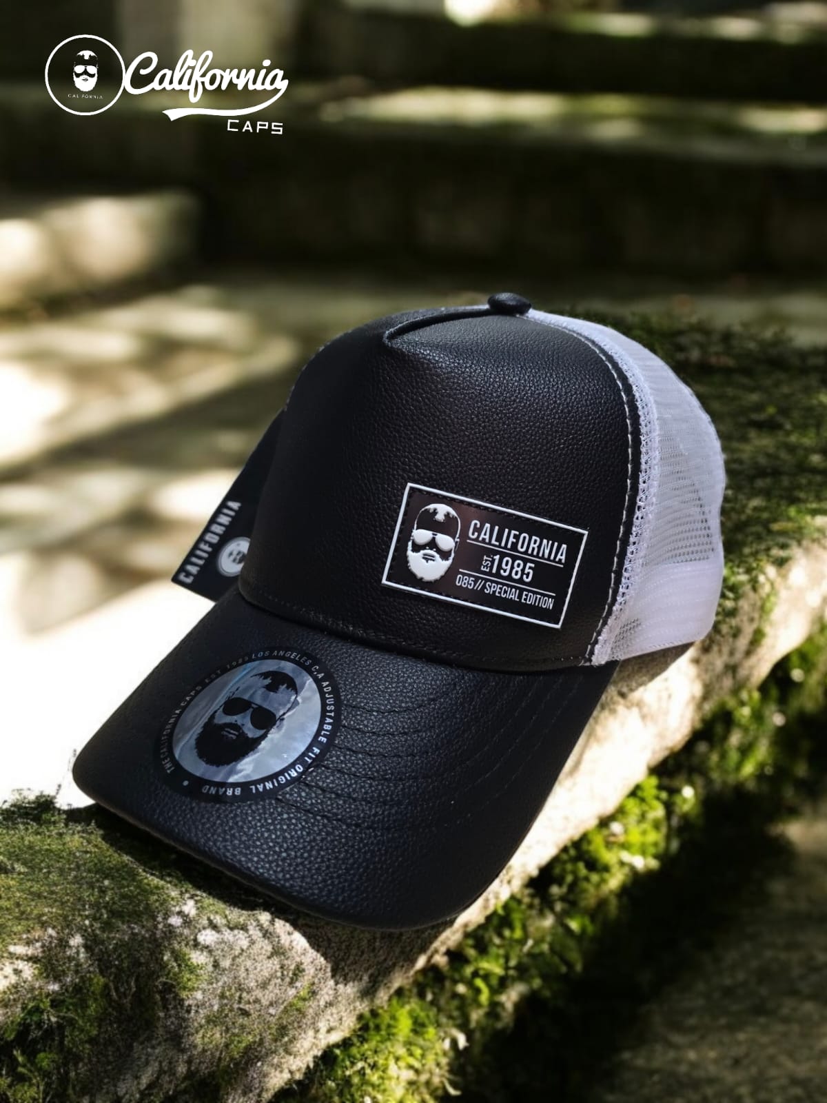 Gorra  1.1 California Malla/ Blanca