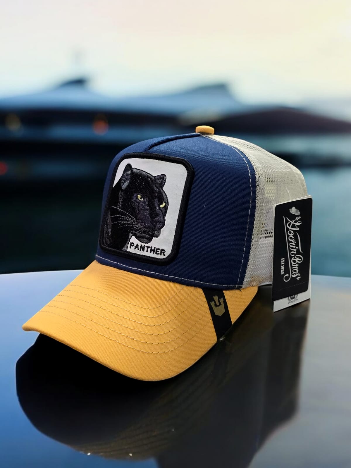 Gorra 1.1  Goorin Panther Azul/ Malla