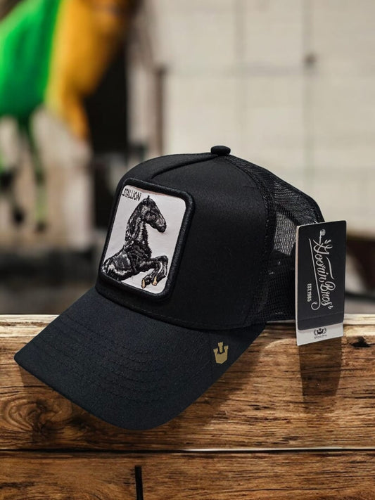 Gorra 1.1  Goorin Stallion Negra/Malla