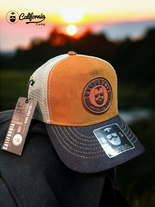 Gorra 1.1 California Mostaza/ Malla
