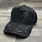 Gorra Especial 2 Ganadera Negra Hojas