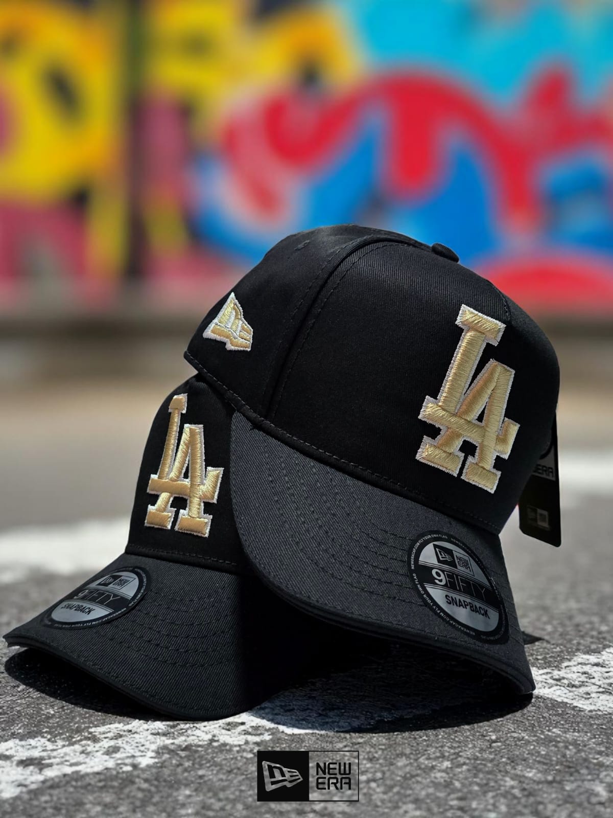 Gorra Premium L.A Negra Gold