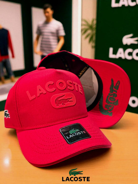Gorra Premium Lacoste Roja