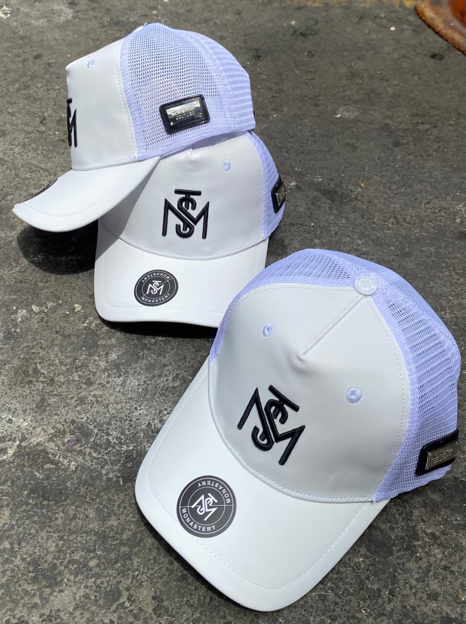 Gorra Especial Monastery Blanca/Malla