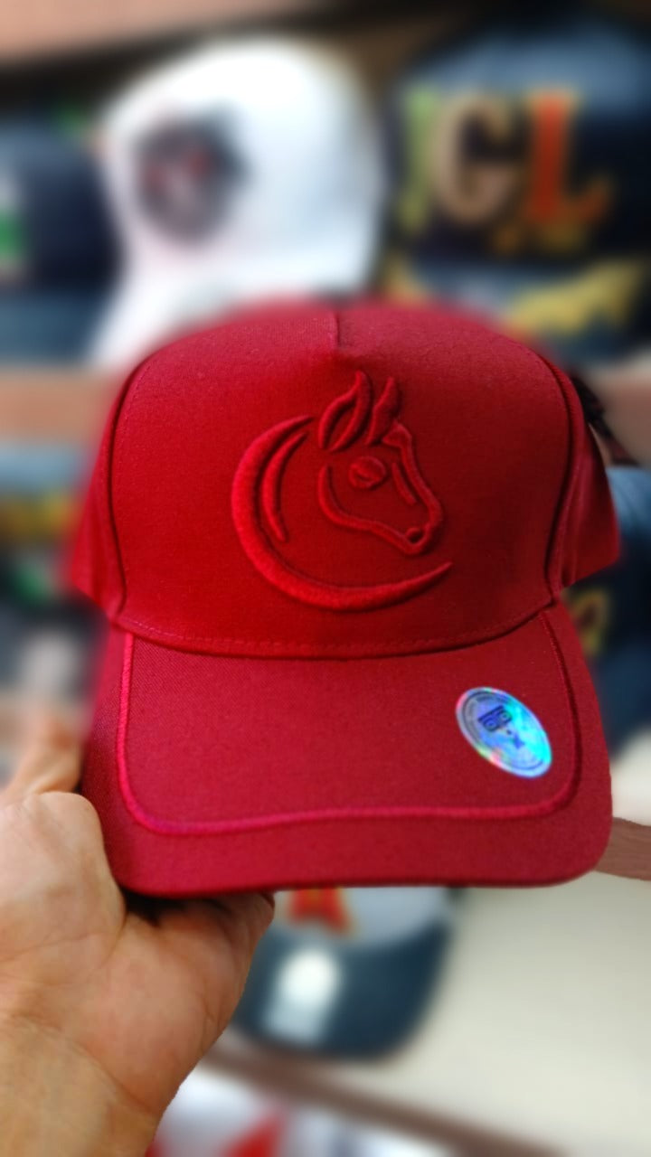 Gorra Premium TP Caballo Roja