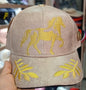 Gorra Especial 2 Trocha Pura Clara Galope Dorado